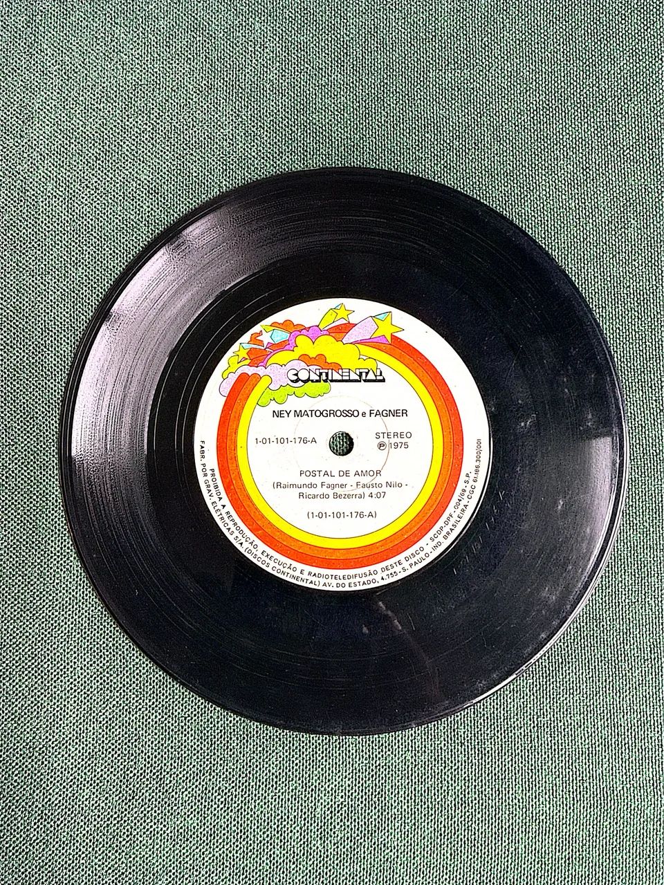 Compacto Vinil Ney Matogrosso E Fagner - 1975 (Capa Ótima) - Foto 2