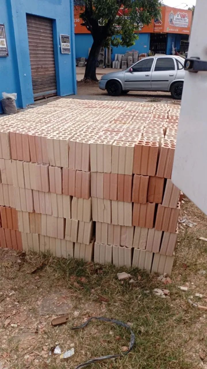 Tijolos de 6 furo 