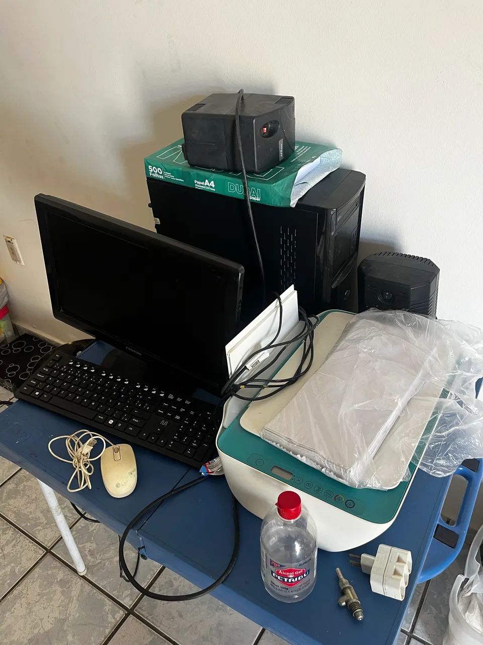 Computador com inpressora 