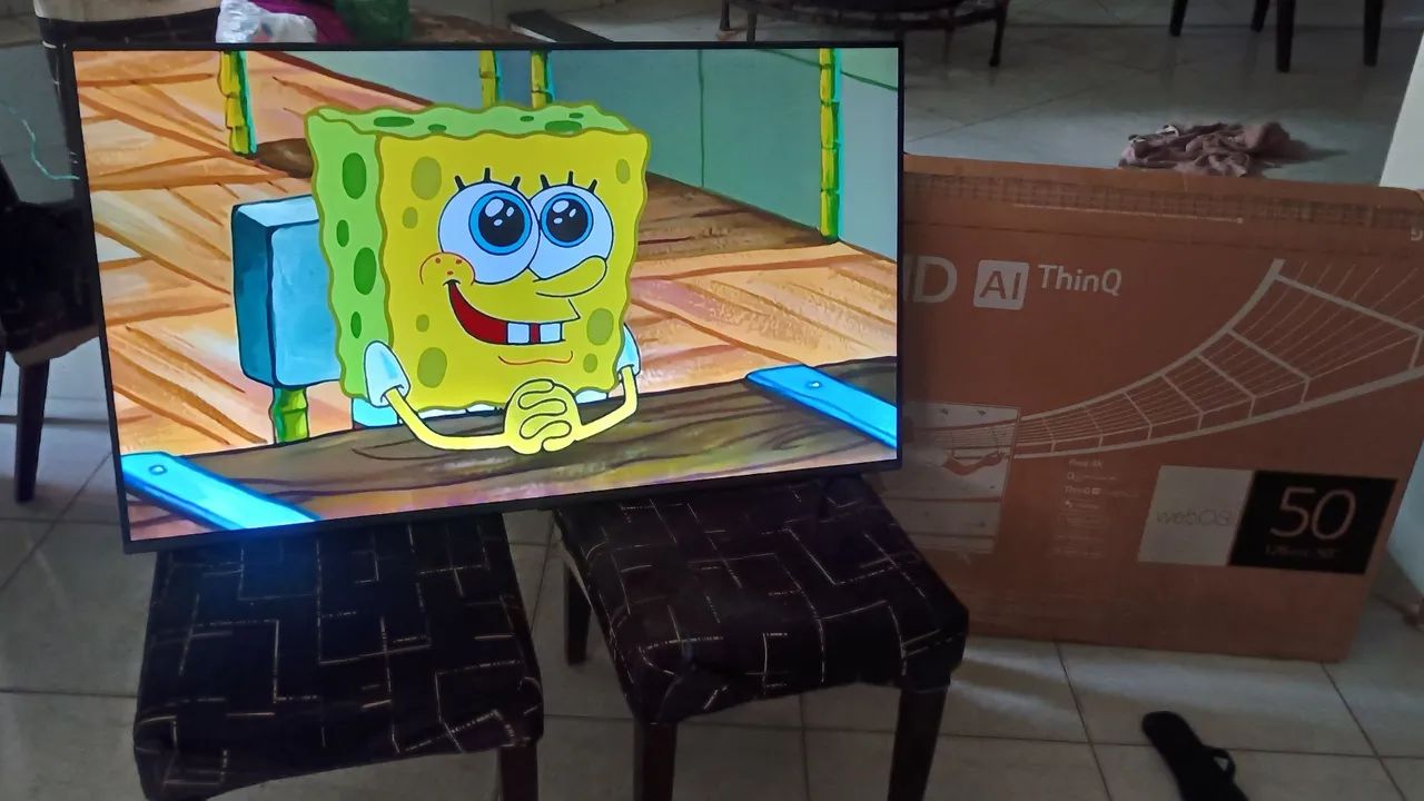 Vendo smart tv LG de 50 polegadas com Android Alexa comando de voz e bluetooth imagem 4k 