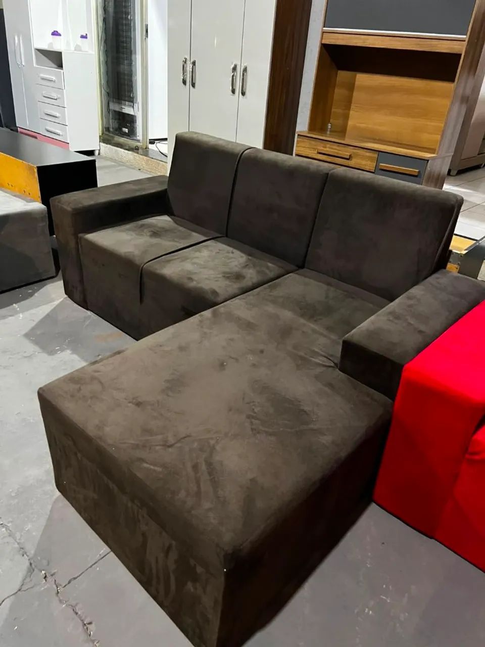 Sofá chesse Três Lugares Novos  - Foto 2