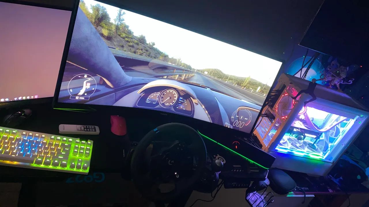 Volante Logitech G923 PC / XBOX + Câmbio  - Foto 4
