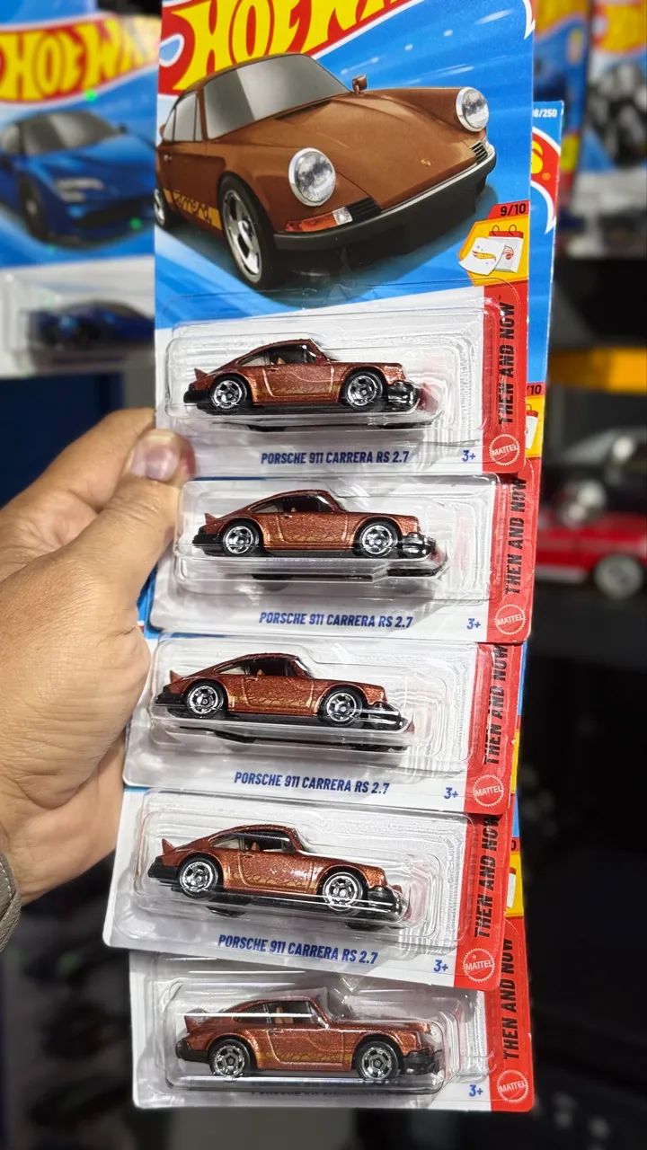 Hot Wheels Porsche 911 Carrera RS 2.7 Marrom - Lacrado  - Foto 5