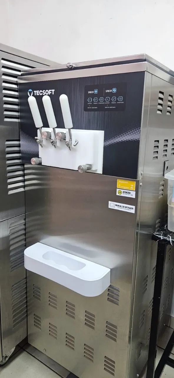 Maquina de Sorvete Tecsoft  Super Plus seminova - Foto 4