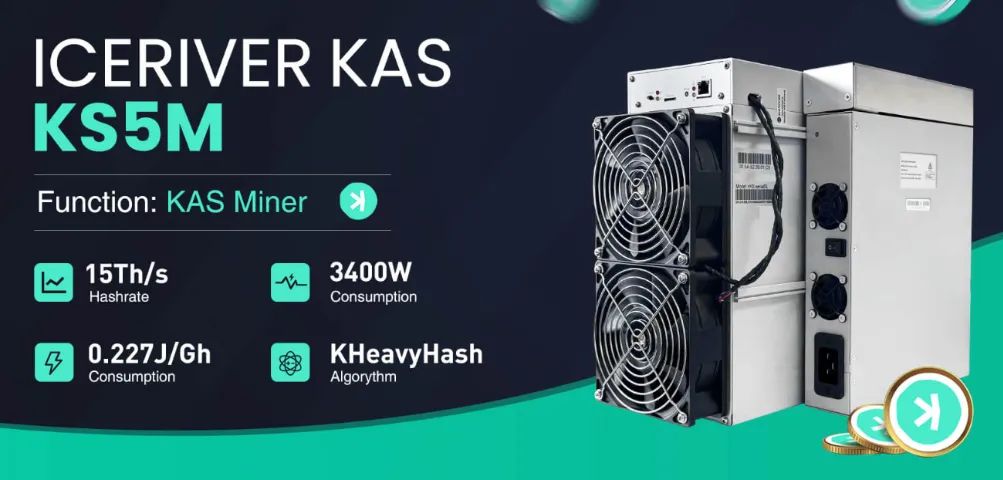 Mineradora IceRiver KS5M 15Th
