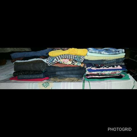 Lote de Roupas feminina ótimas para brechó, são 40 itens tudo em bom estado