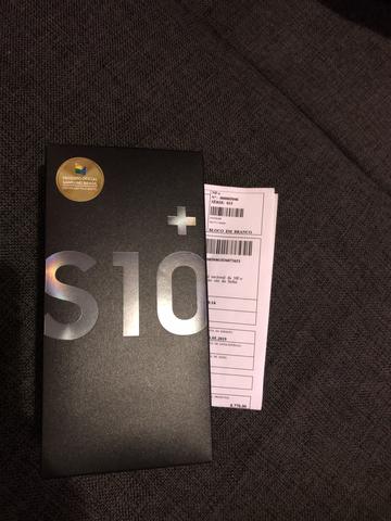 Samsung Galaxy s10+ plus 128gb branco, preto ou azul, lacrado com nf