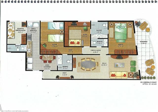 Freguesia 3 quartos 118 m2 dependências completas 2 vagas vista livre - Foto 16