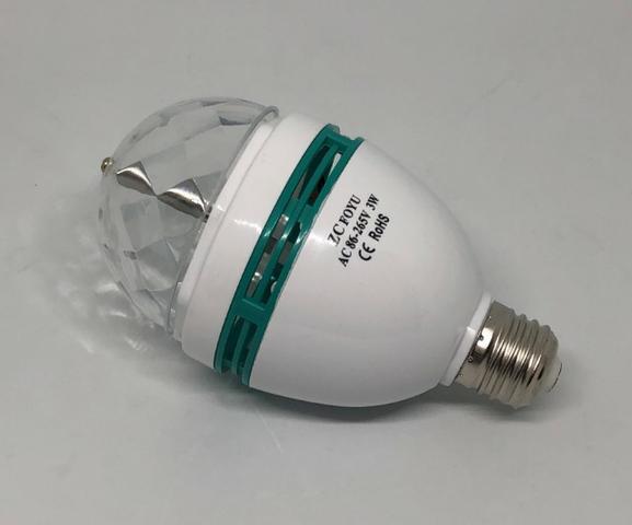 Lâmpada De Led Colorido Rotativa Giratória Bola Globo De Festa Nova Na Caixa