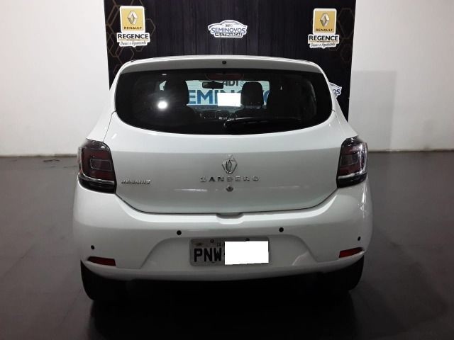 Renault Sandero 1.0 Vibe, 2017/2018, Completo, Branco, 48.000km - Foto 4