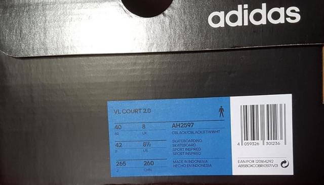 Tenis Adidas Vl Court 2.0 ( Original ) Nº 36 ou 39 - Foto 6