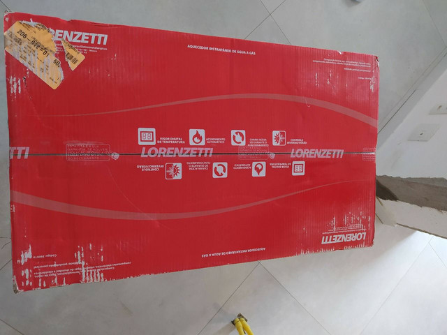 Aquecedor a gás LZ2000 novo na caixa com NF