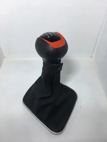 Coifa De Câmbio Aro Prata + Bola Aro Vermelho Fiat Argo 2017 à 2020 - Foto 4