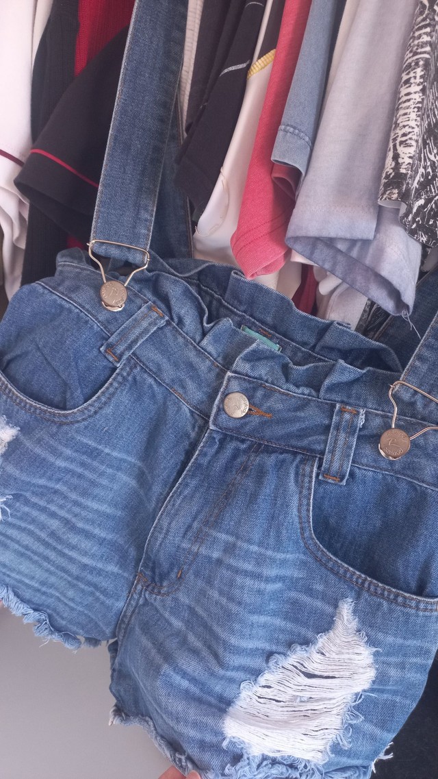 Jardineira jeans - Foto 3