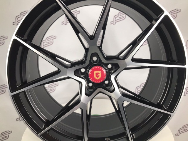 Rodas Gisa Flow Form Glória 5x112 - 22x8,5 e 22x10 aro 22 duas talas - Foto 2