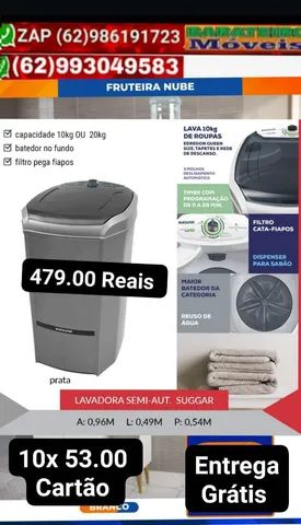 Tanquinho suggar 10 kg promoção 