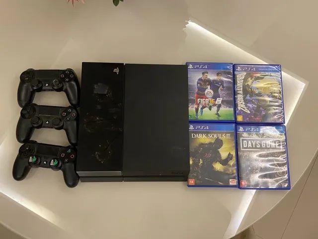 PS4 PRO 1TB 3 Controles 10 jogos - Videogames - Aririú, Palhoça 1237724827