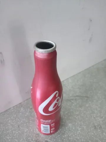 Garrafa antiga Cola Cola em alumínio VAZIA  - Foto 2