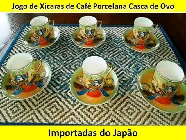 Antigo Jogo Café Ou Chá Porcelana Japonesa Meito (cod. 80)
