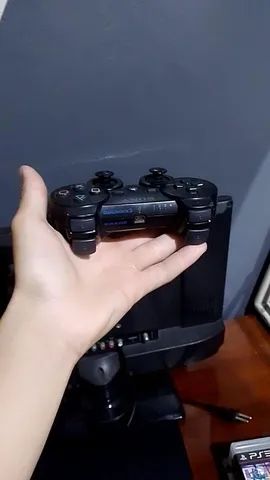 Ps3 bloqueado, com tv 20 polegada 1080p 60hz, 4 jogos originais e um controle - Foto 5