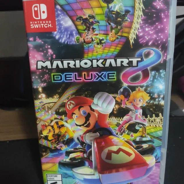 Jogo Mario Kart 8 Deluxe Nintendo Switch Midia Fisica