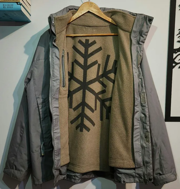 Casaco de inverno com forro de fleece - Armada