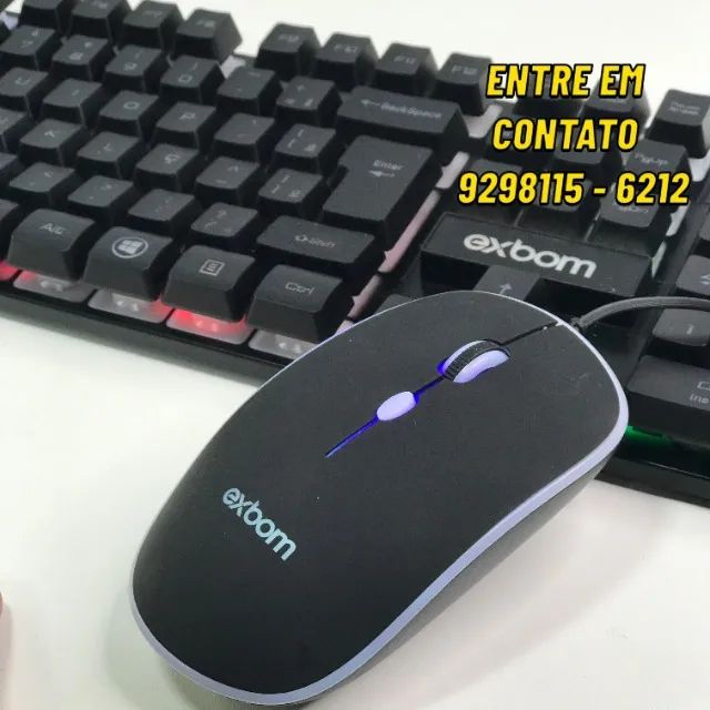 Kit Teclado e Mouse Rbg -Entregas 9h as 22h - Foto 3