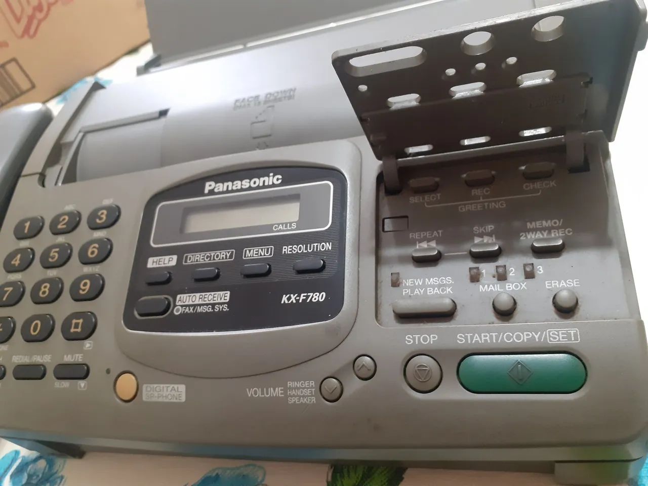 Telefone e fax Panasonic funcionando tudo - Foto 2