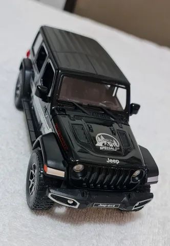 Carrinho miniatura Jeep Wrangler escala 1/22 - Foto 2