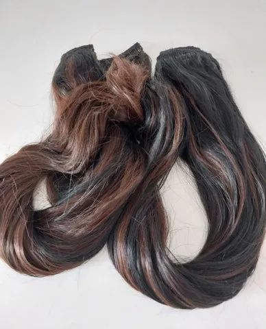 telas em tic tcs cabelo morena iluminada bio humano. - Foto 3