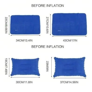 Kit 6und Travesseiros Infláveis Acampamentos Trilhas - Foto 3