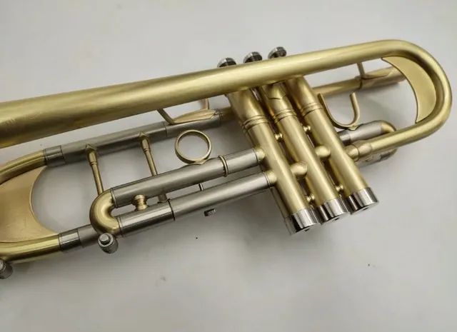 trompete profissional dupla afinação DÒ e SÌ luthieria margewate prosperar completo - Foto 3