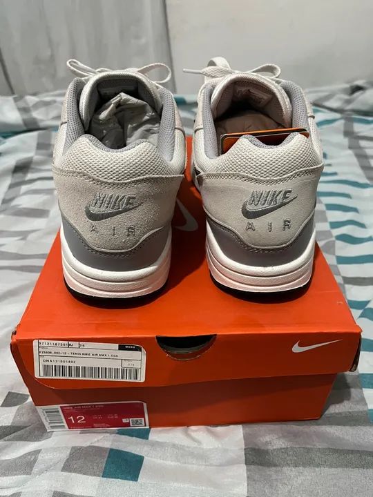 Tênis Nike Air Max 1 Light Grey - Foto 3