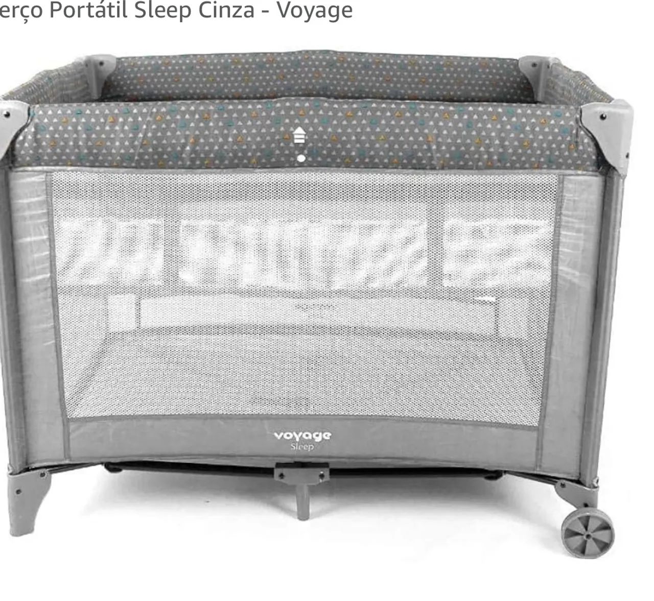 Berço Portátil Cinza - Voyage
