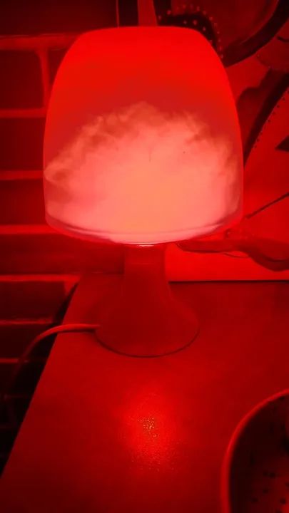 Abajur vermelho 