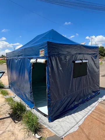 Kit acampamento 4,5x3 só 3 mil 