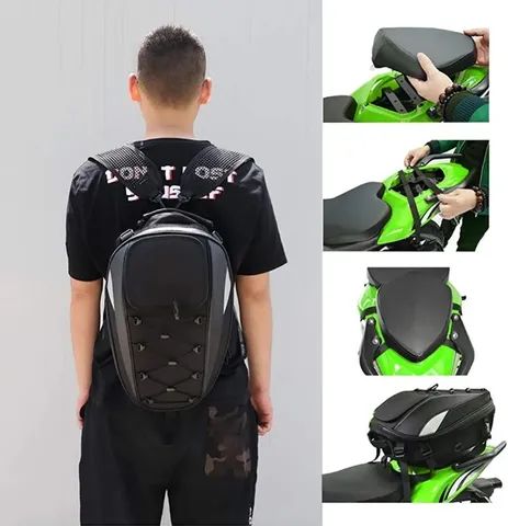 PRA LEVAR HOJE!! Mochila Moto - Foto 4