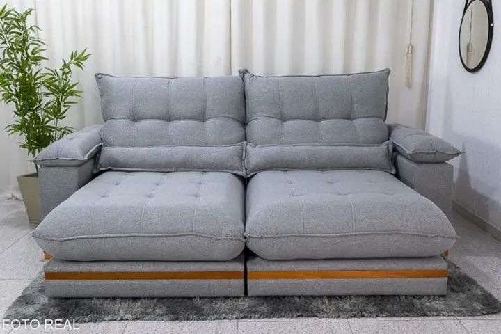 Sofá Retrátil e Reclinável Ibis 2,50 m..   Produto Novo.   Pronta Entrega. - Foto 6