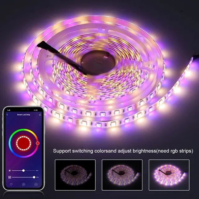 Controladora de Fitas de Led Wi-fi Tuya, Compatível com Alexa  - Foto 2