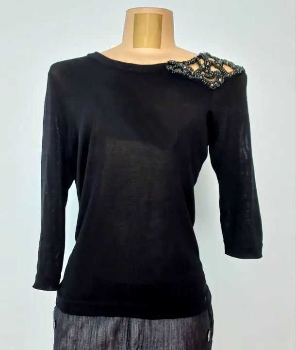 Blusa tricot Brasil em Gotas - Foto 2