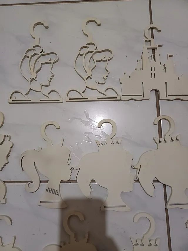 Kit porta laços MDF- cru para montar - Foto 2
