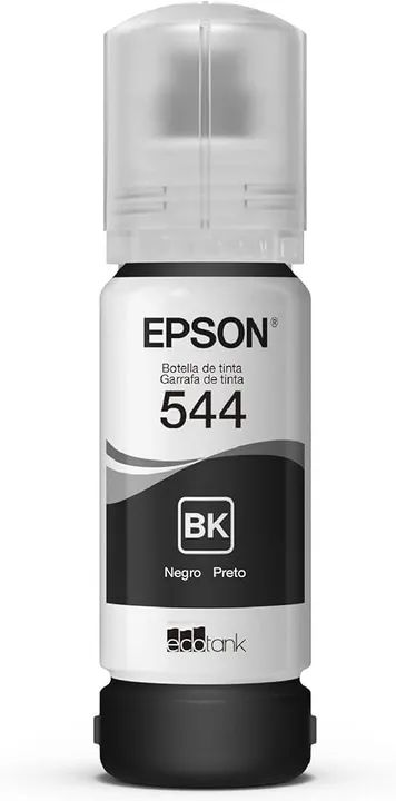 Refil Tinta Epson T544 Preto Original EcoTank 65ml Impressora Epson R$ 58,50