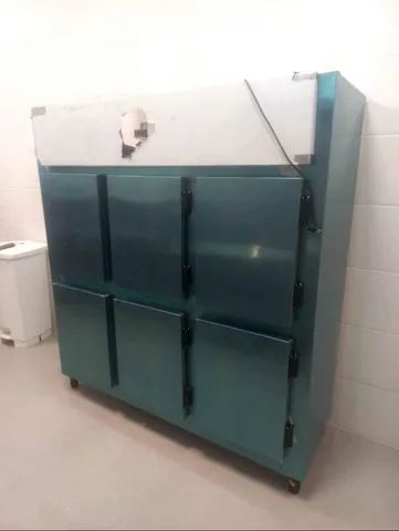 Geladeira comercial inox 6 portas 