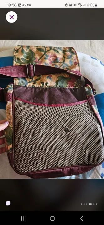 Bolsa de Ombro Floral - Foto 2