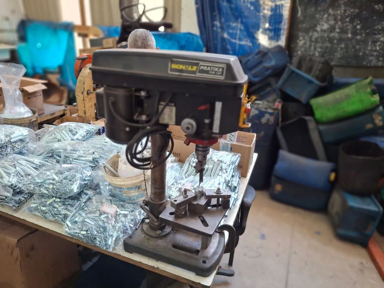 Máquina de solda;furadeira de bancada;esmeril. - Foto 4