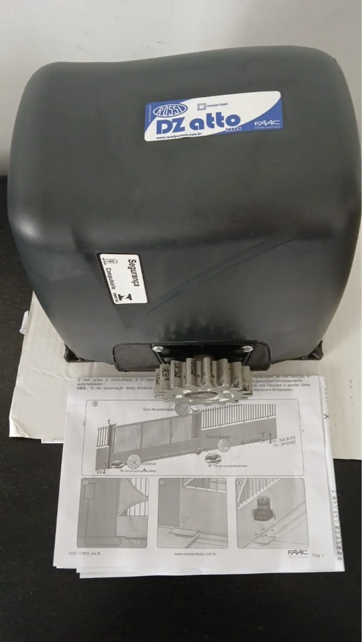 Motor para Portão Automático Rossi DZ Atto Turbo