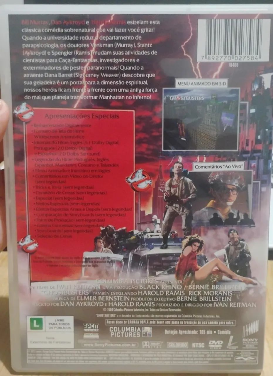Caça Fantasmas 1 e 2 (DVD) - Foto 3