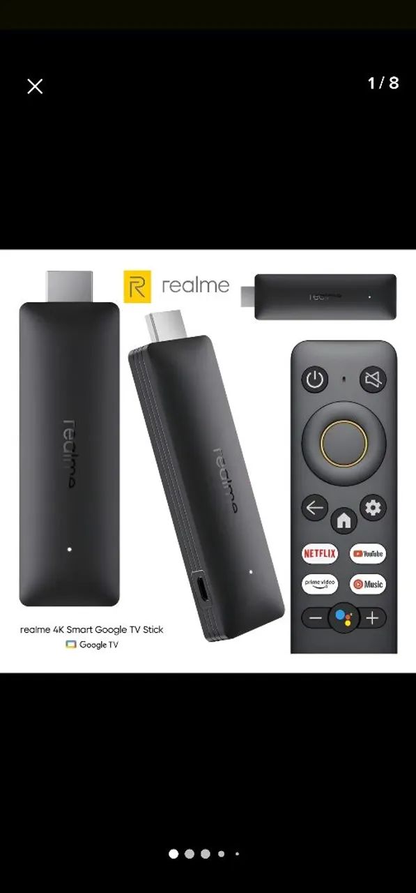 Realme 4K Smart Google TV Stick - Dispositivos de Streaming - Santiago ...