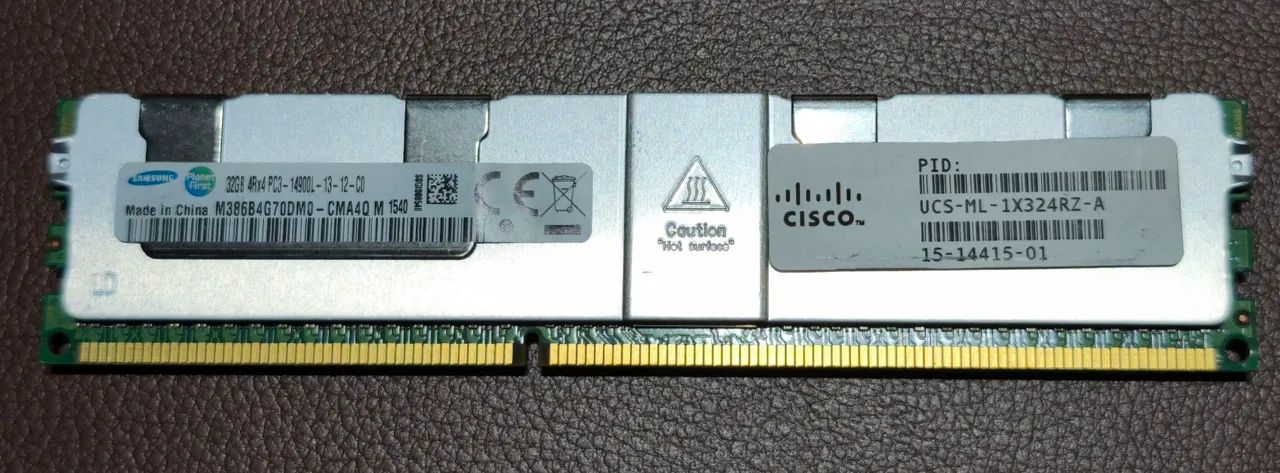 Samsung 32GB DDR3 ECC Registered RAM Server Modules - PC3-14900L64374419625730121