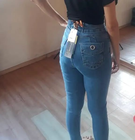 Calça jeans cintura alta mamacita  - Foto 3
